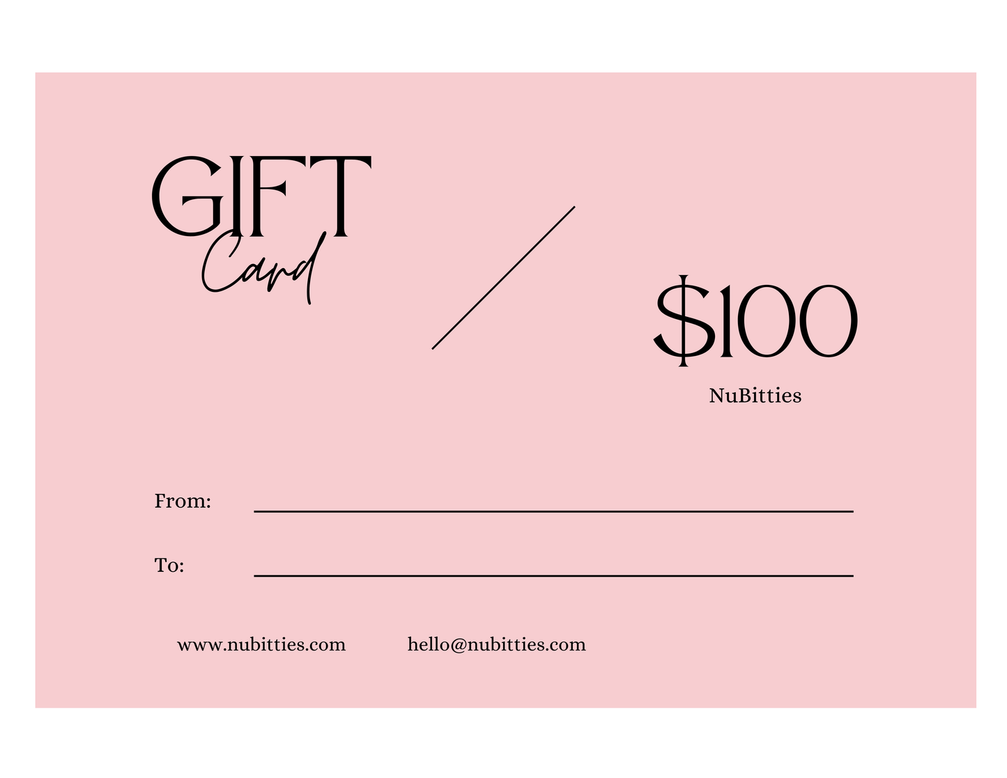 NuBitties Gift Card