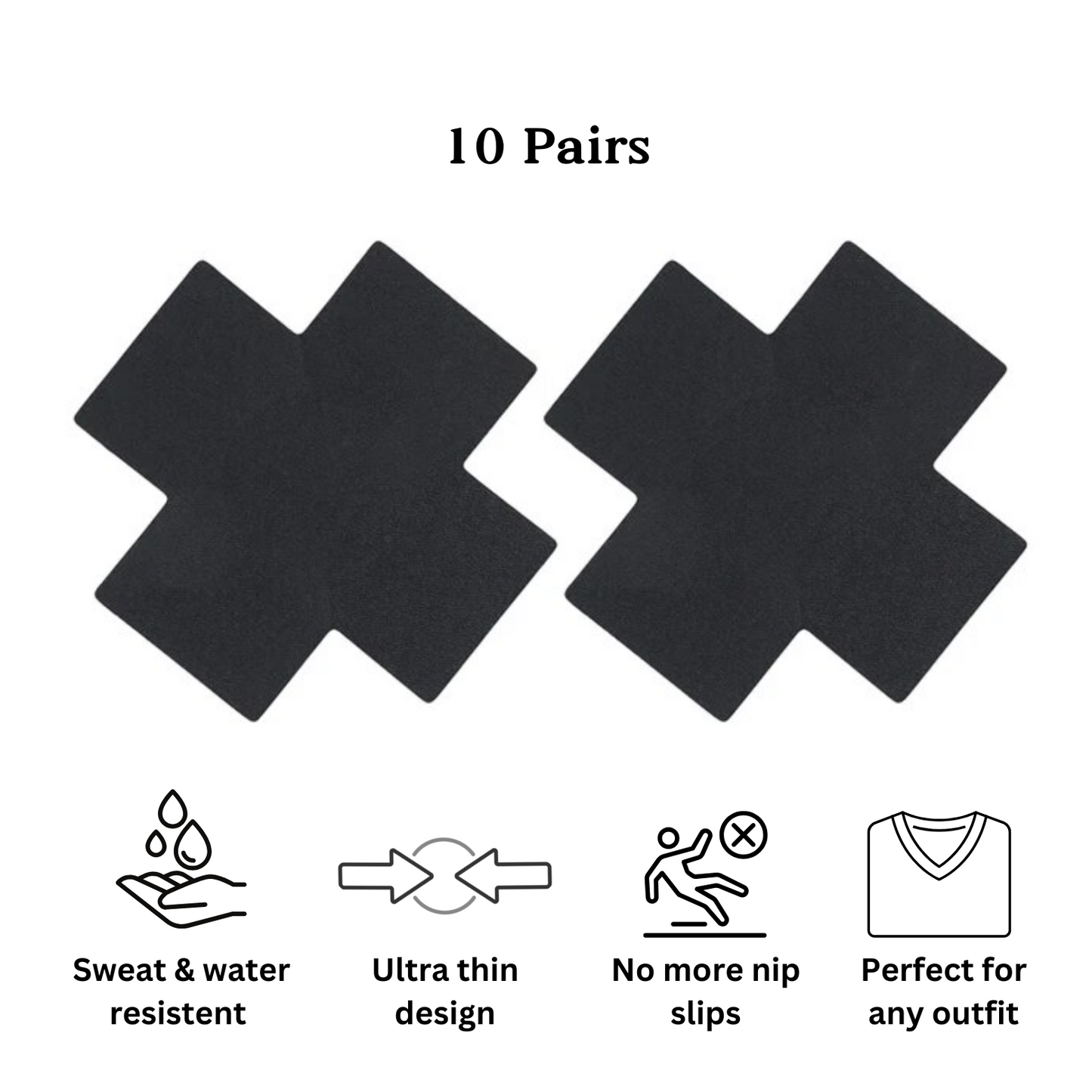 Invisible Nipple Pasties (10 pairs)