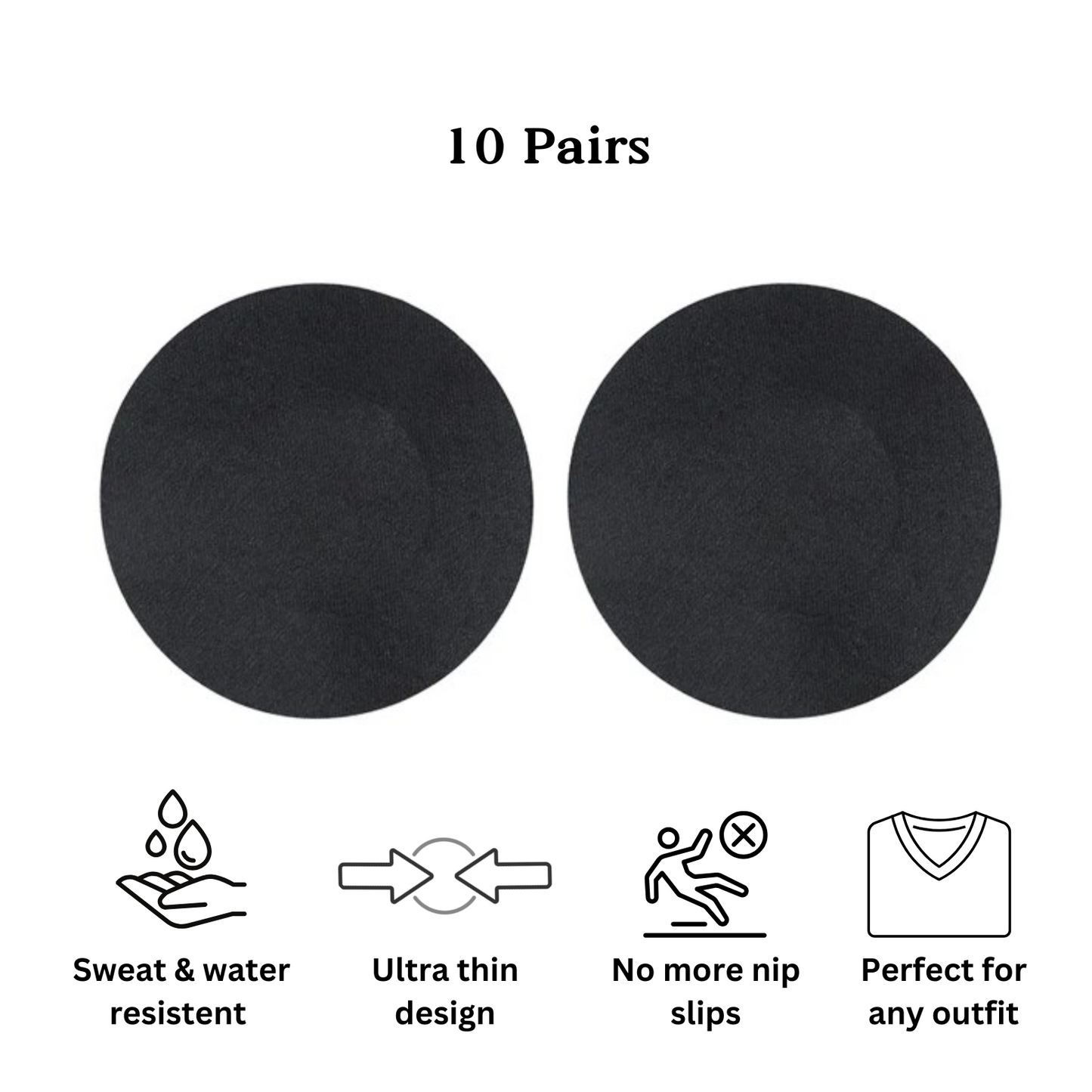 Invisible Nipple Pasties (10 pairs)