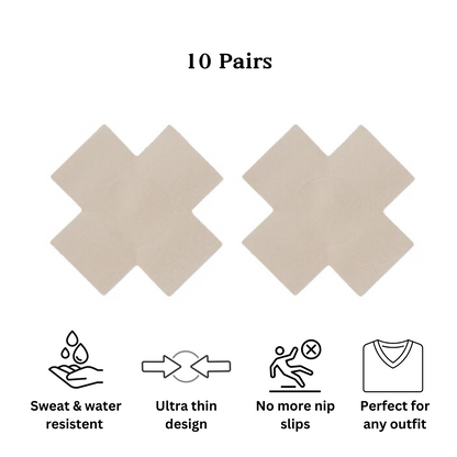 Invisible Nipple Pasties (10 pairs)